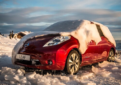 Сколько проедет Nissan Leaf в мороз -39℃